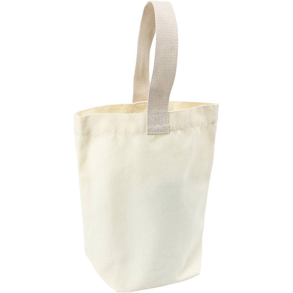 Kleiner Jutebeutel, H�he 26 cm, Tiefe 9,5 cm, Breite 23 cm, Hellnatur, 1 St�ck