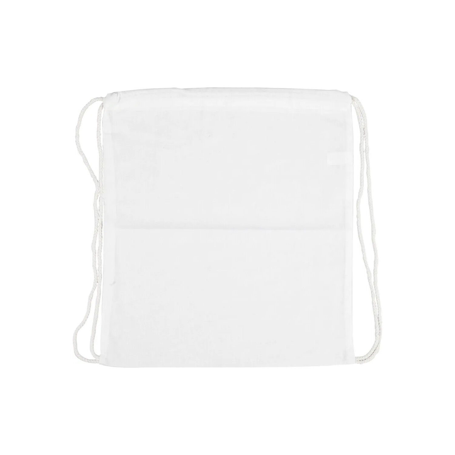 NEU Beutel mit Kordelzug, 100% Baumwolle, 37x41cm, Wei