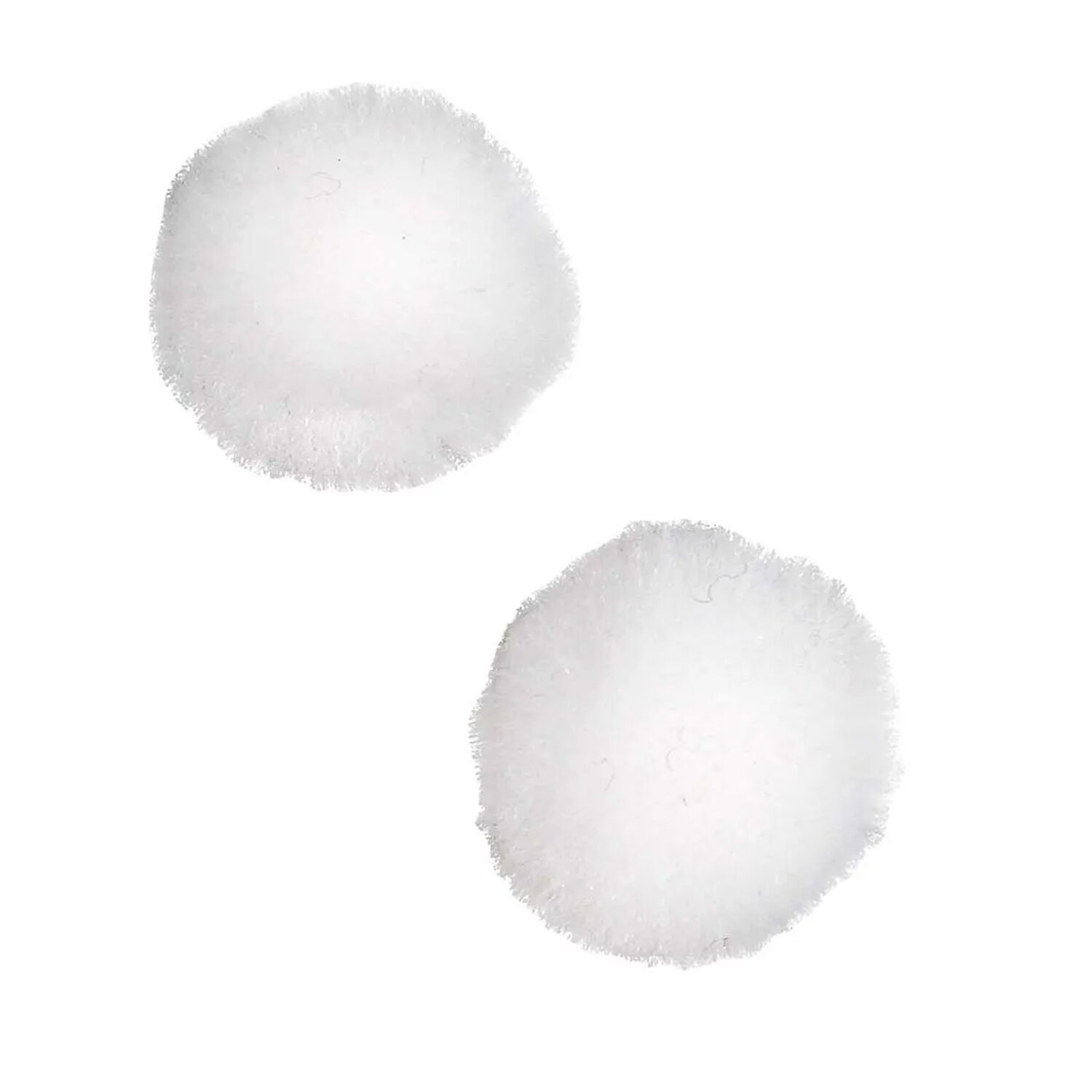 NEU Pompons Wei, 20 mm, 100 Stck