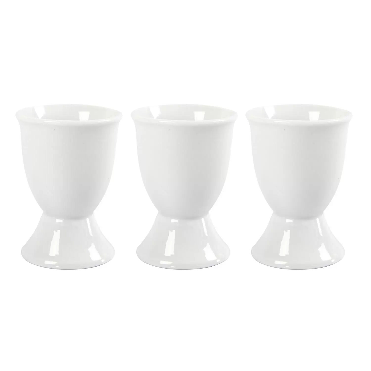 Eierbecher aus Porzellan, 12 Stck, creme