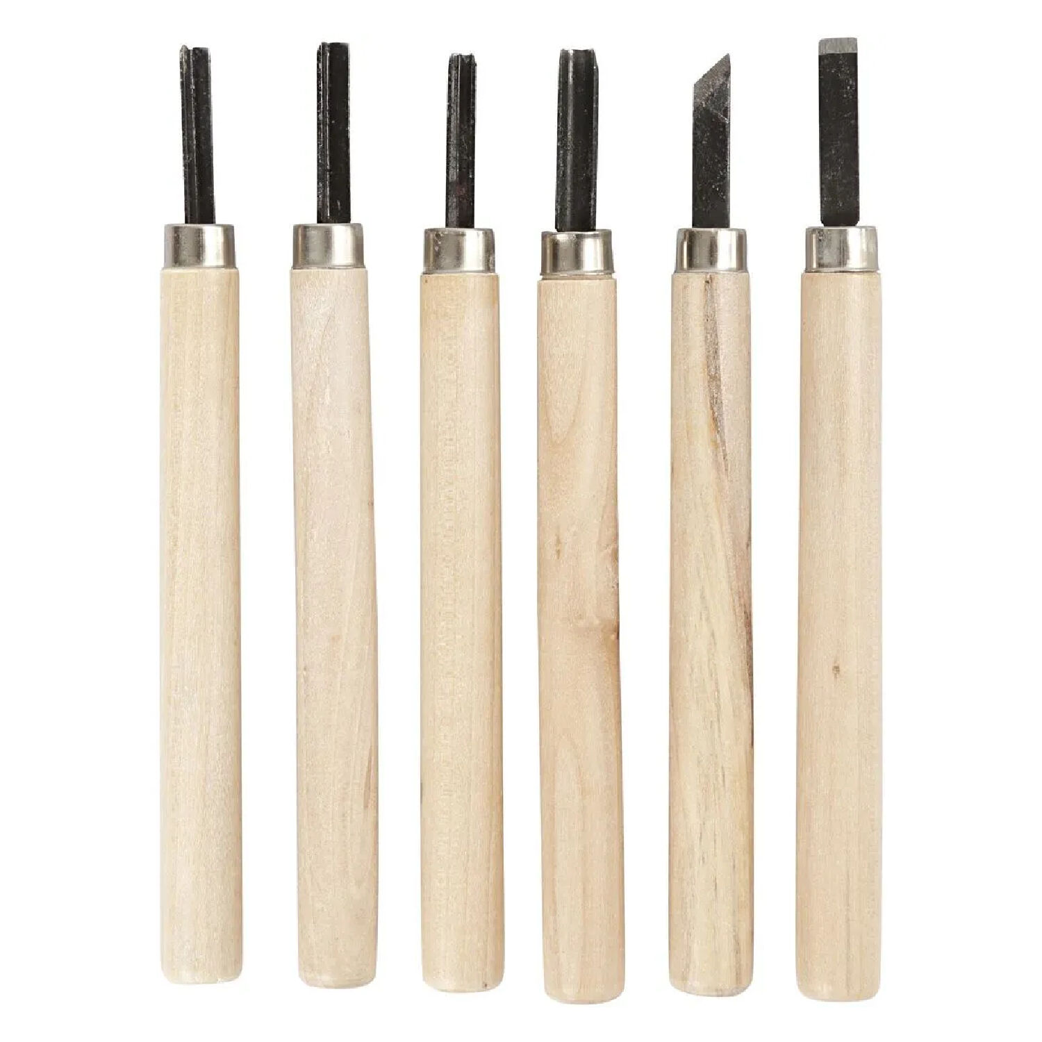 NEU Schnitzwerkzeug-Sortiment, fr Holz und Speckstein, 6 Stck Bild 2