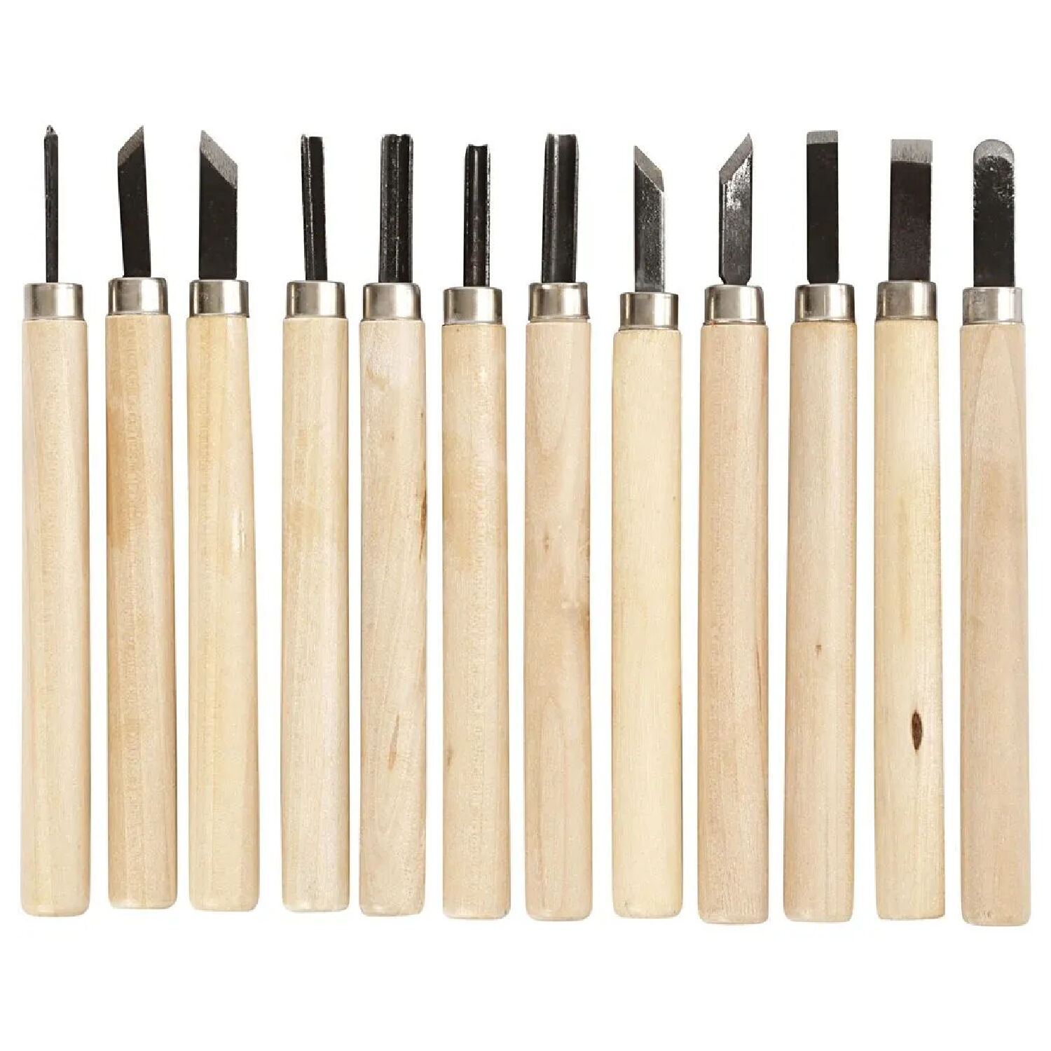 NEU Schnitzwerkzeug-Sortiment, fr Holz und Speckstein, 12 Stck Bild 2