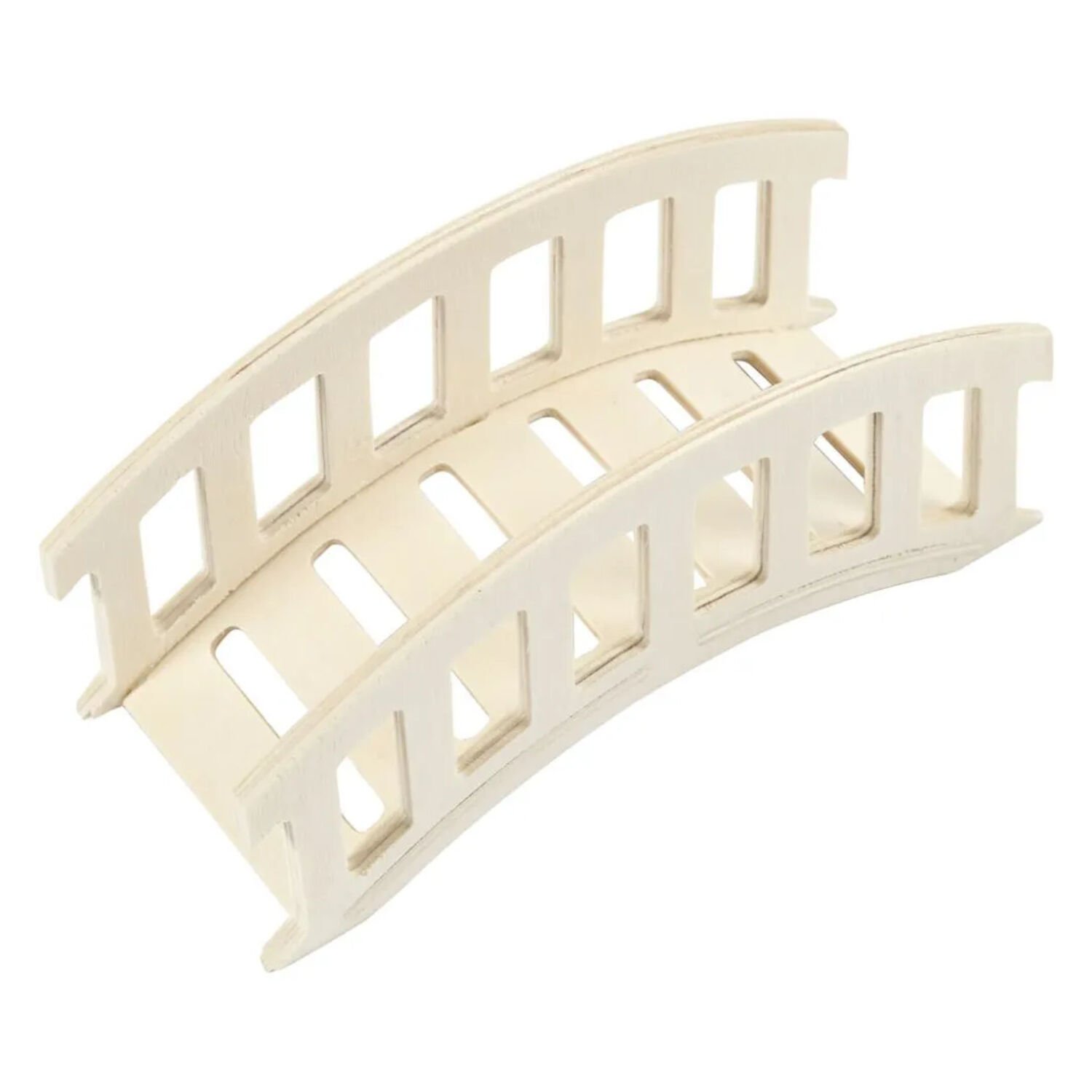 Wichtel Miniatur Brcke aus Holz, 16x6x7 cm Bild 2