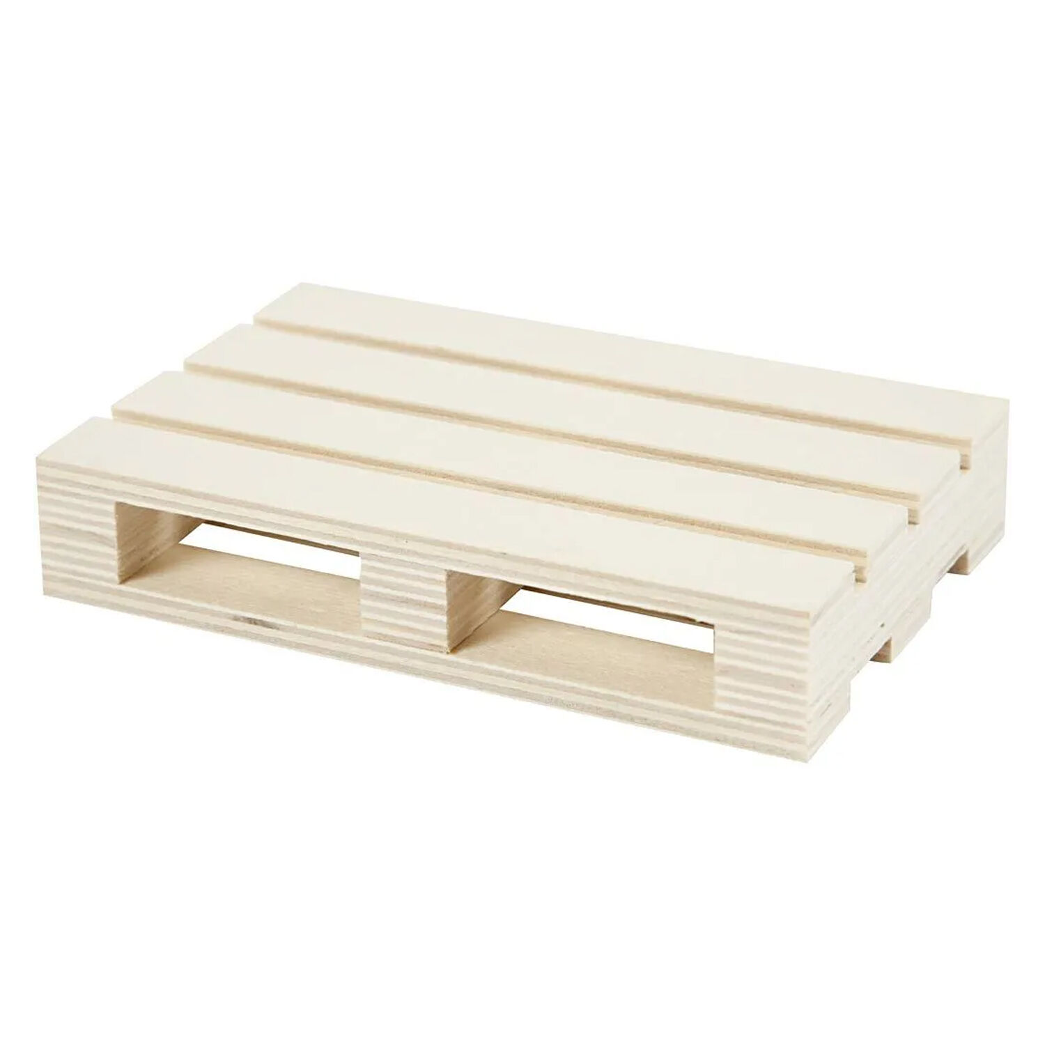 NEU Miniatur Holzpalette, H 2,5 cm, L 12 cm, B 8 cm