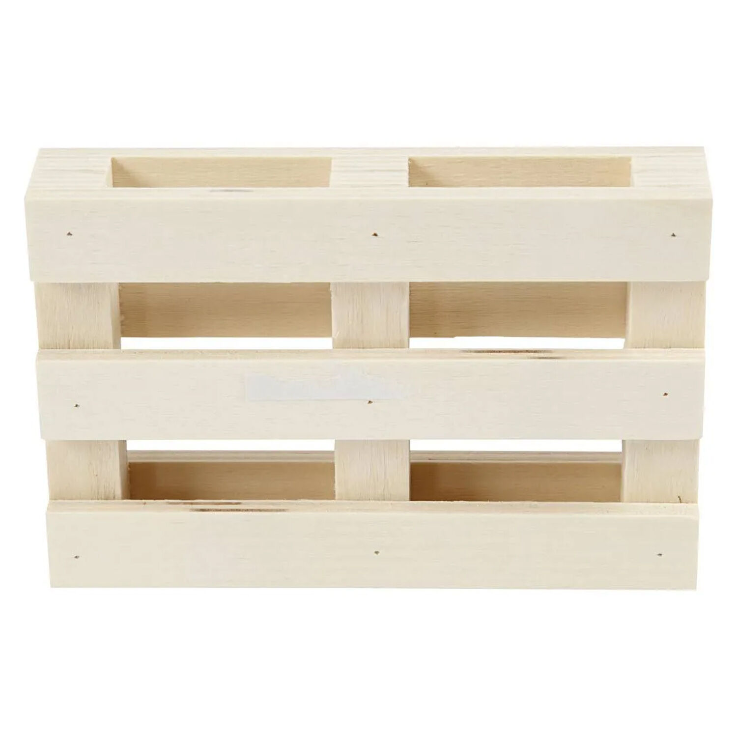 NEU Miniatur Holzpalette, H 2,5 cm, L 12 cm, B 8 cm Bild 2