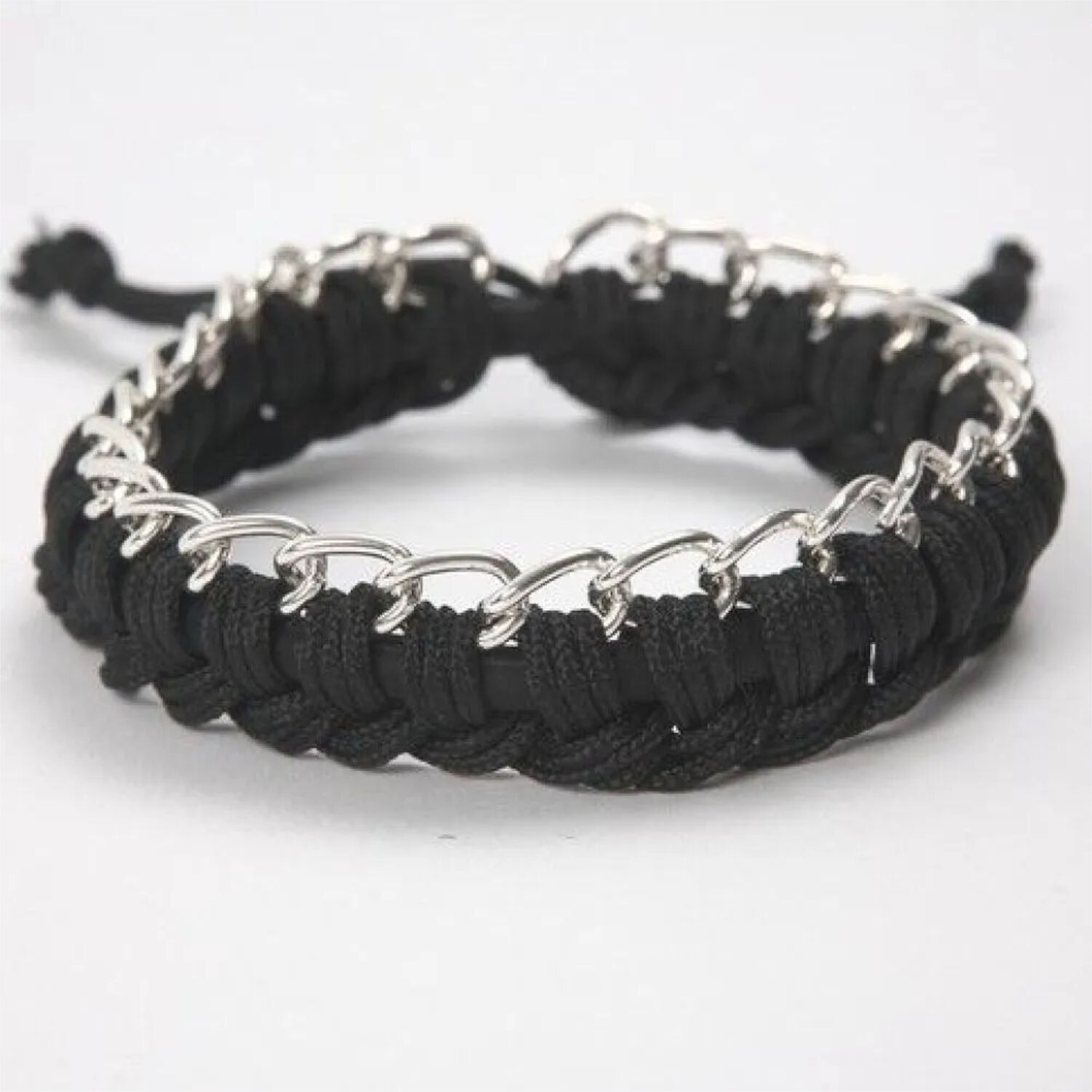 NEU Schmuckkette / Gliederkette, Metall silberfarben, 6 mm, 1 m Bild 4