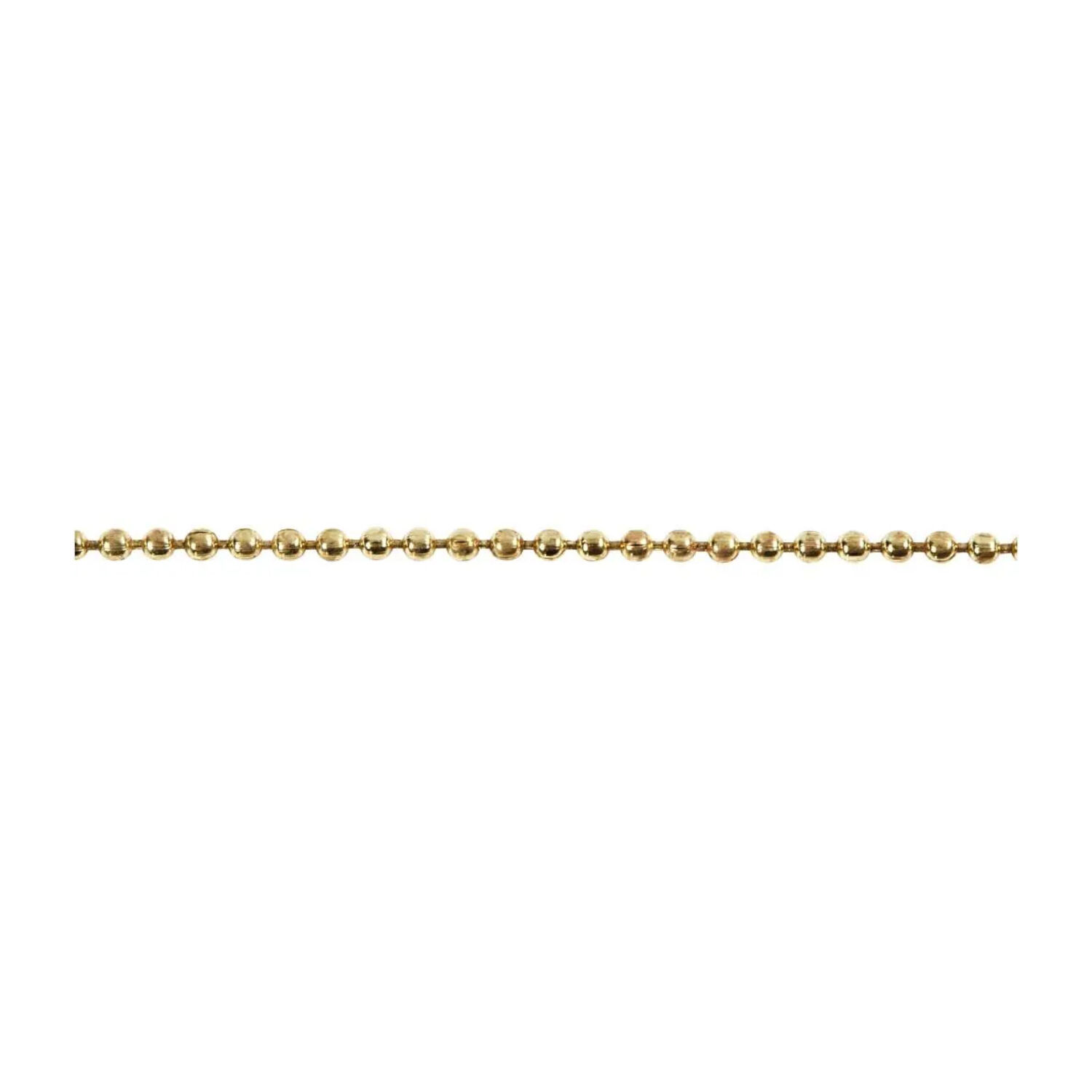 NEU Kugelkette mit 10 Verschlssen, goldfarben, 1,5 mm, 150 cm Bild 2