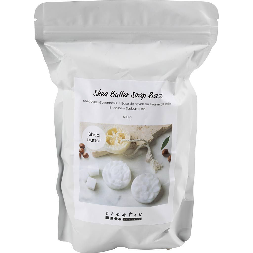 Sheabutter-Seifenbasis, Granulat, 500 g