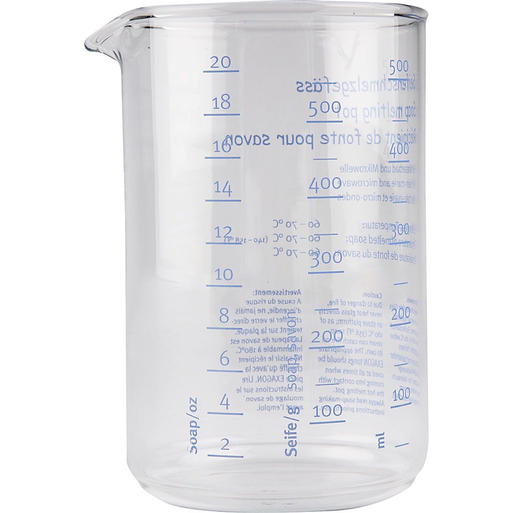 Seifenschmelzglas, 500 ml, 1 St�ck