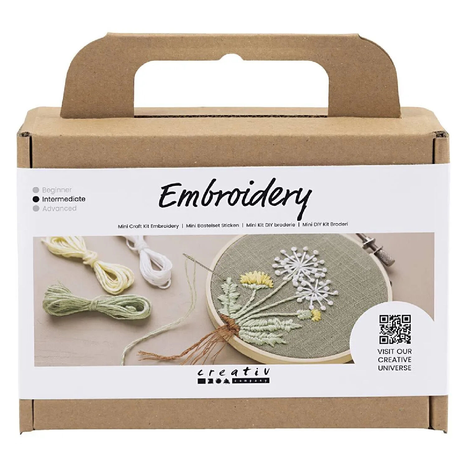 NEU Mini Kreativ Set Sticken, mit Stickrahmen