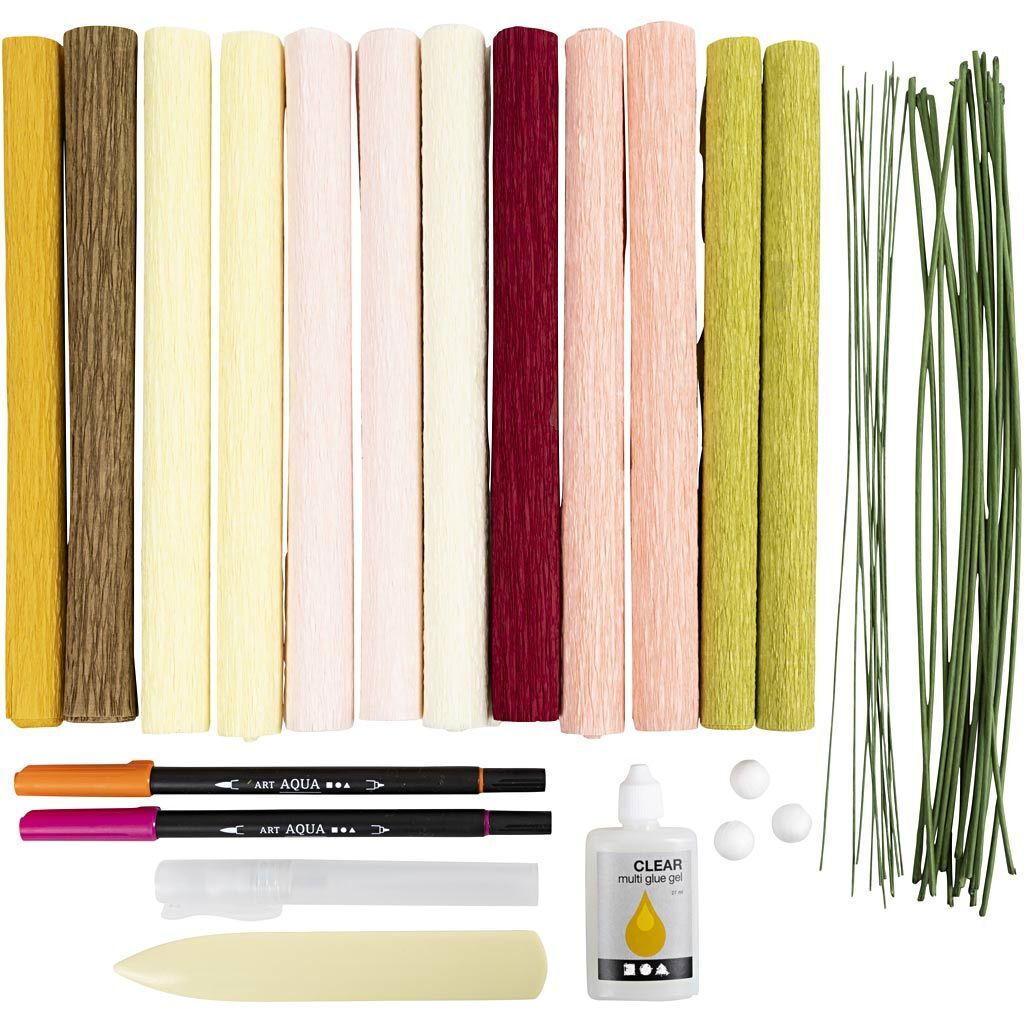 Kreativ Set Floristen-Krepppapier, Blumenstrau� II, Extrastarkes Krepp Bild 4