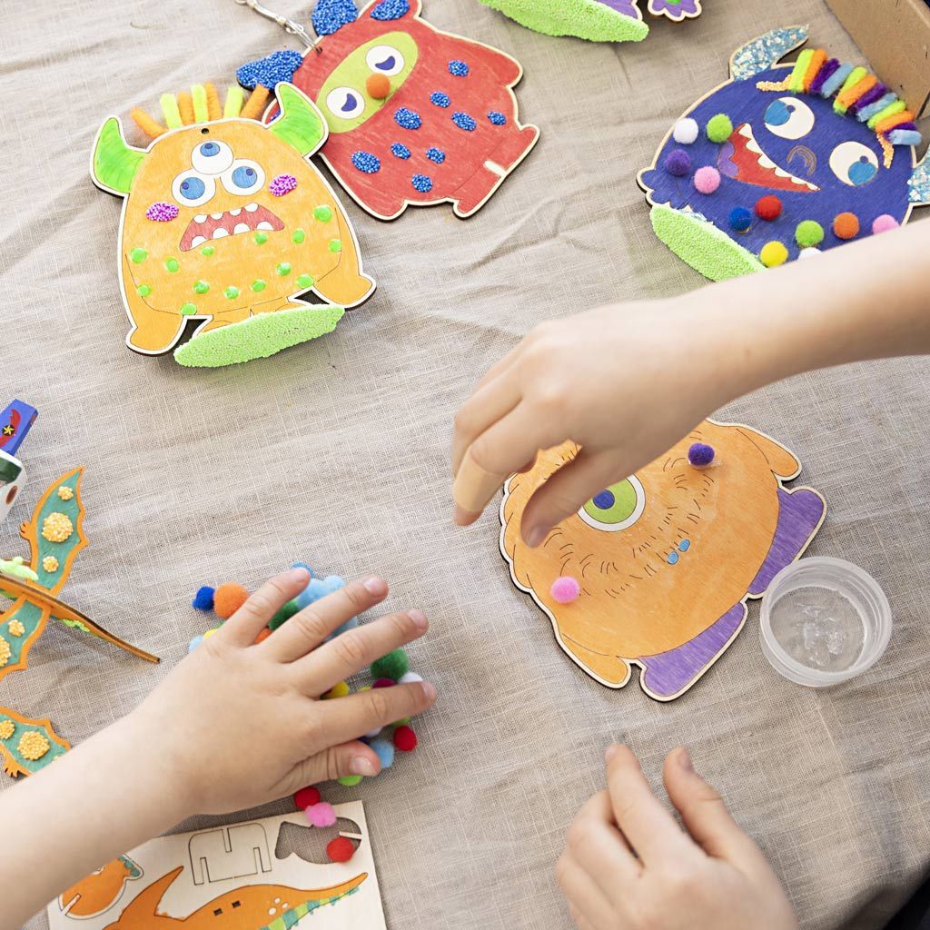 Kreativ Set Dekoration, Monster Bild 4