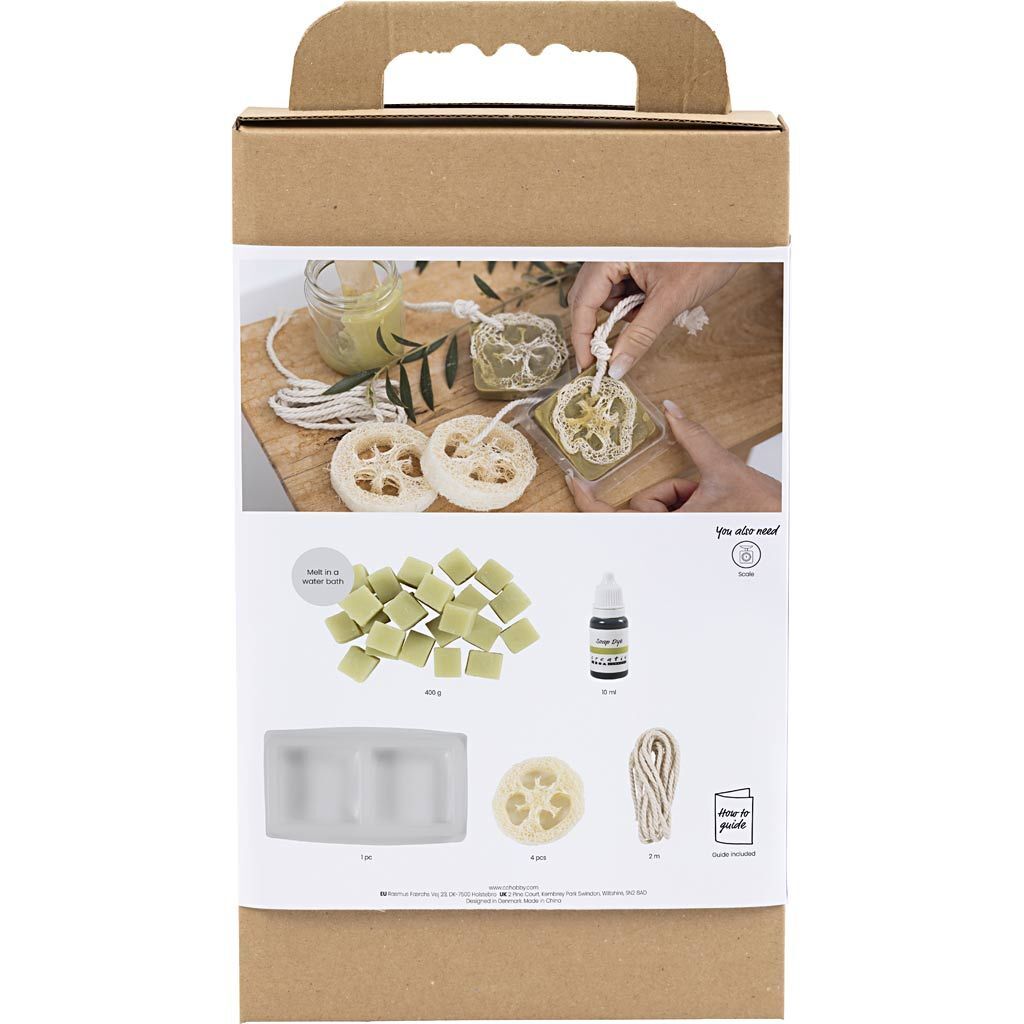 Kreativ Set Seifenherstellung, Loofah, Olivgr�n Bild 2