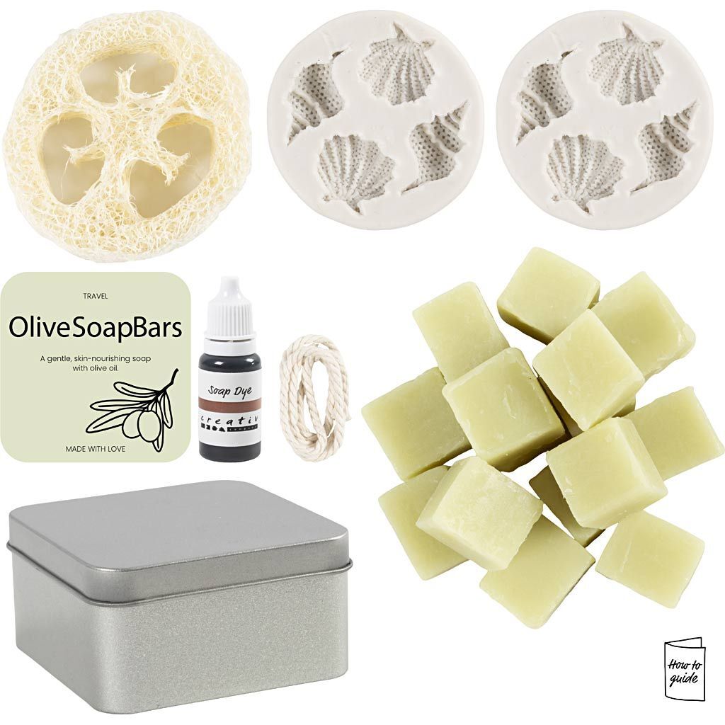 Mini Kreativ Set Seifenherstellung, Muscheln, Olivgr�n Bild 3