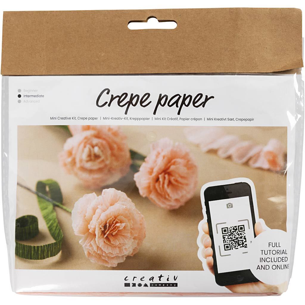 Kreativ Set Floristen-Krepppapier, Nelken, Extrastarkes Krepp, 105 g