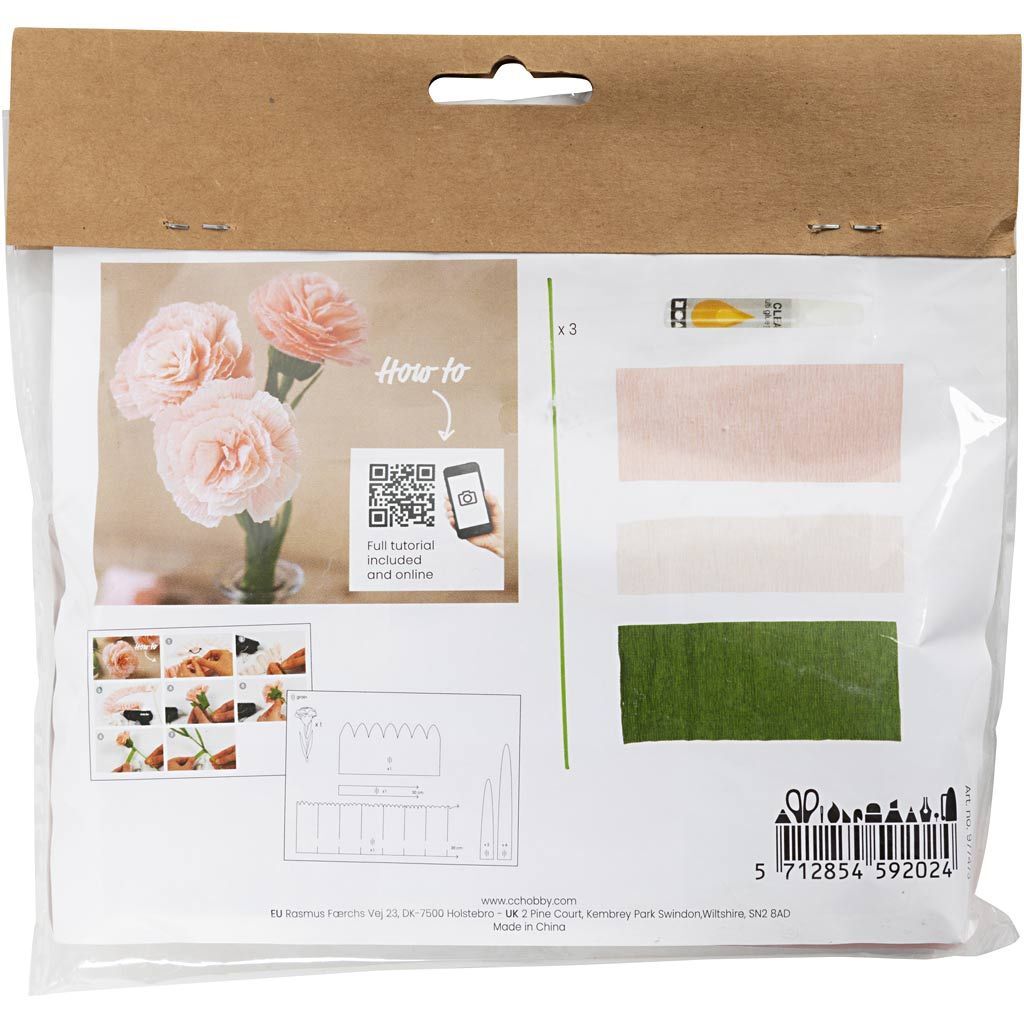 Kreativ Set Floristen-Krepppapier, Nelken, Extrastarkes Krepp, 105 g Bild 2