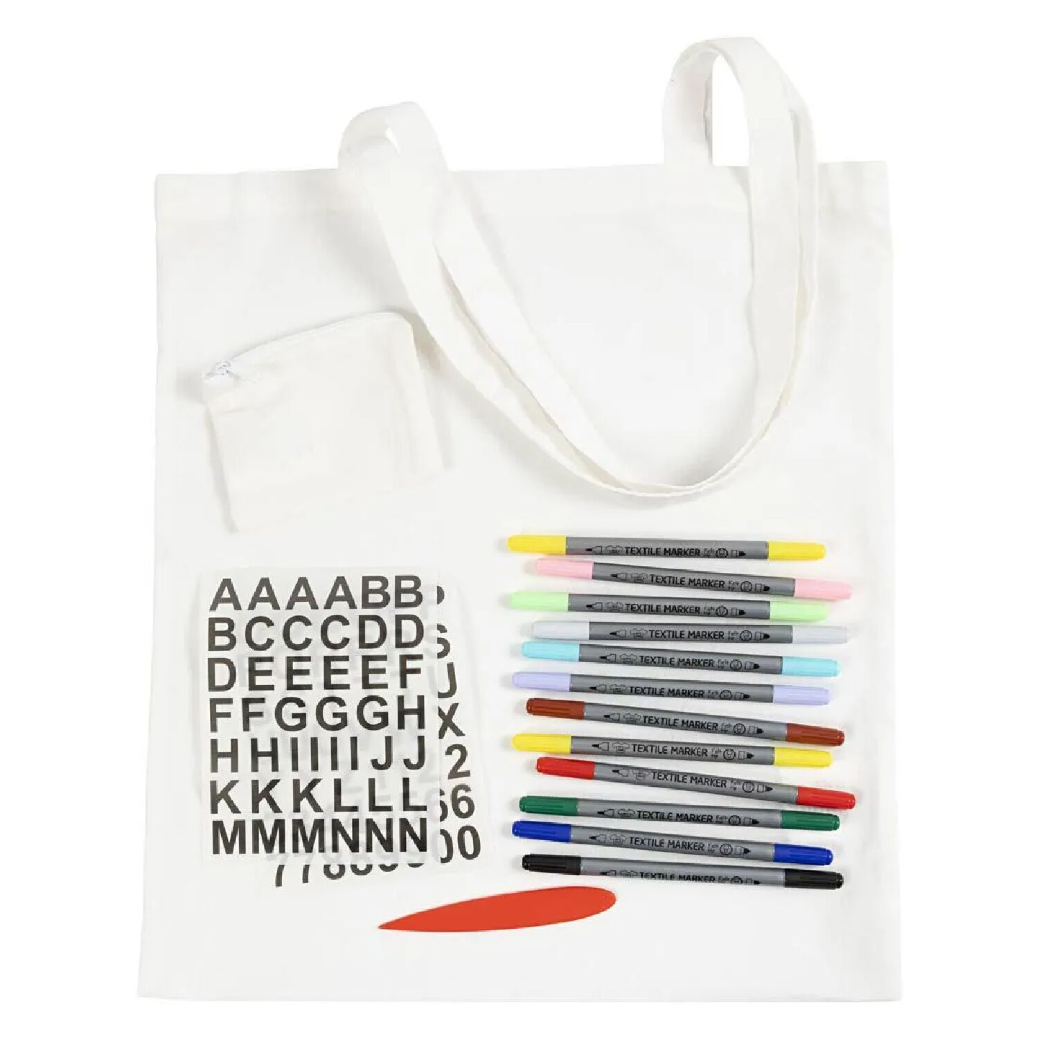 NEU Kreativ Set Textildekoration, mit Tasche und Portemonnaie Bild 3
