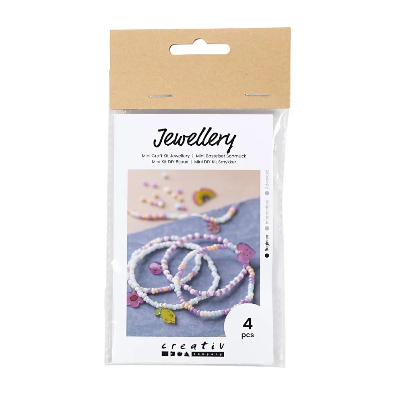 NEU Mini Kreativ Set Schmuck fr 4 Armbnder mit Schrumpffolie