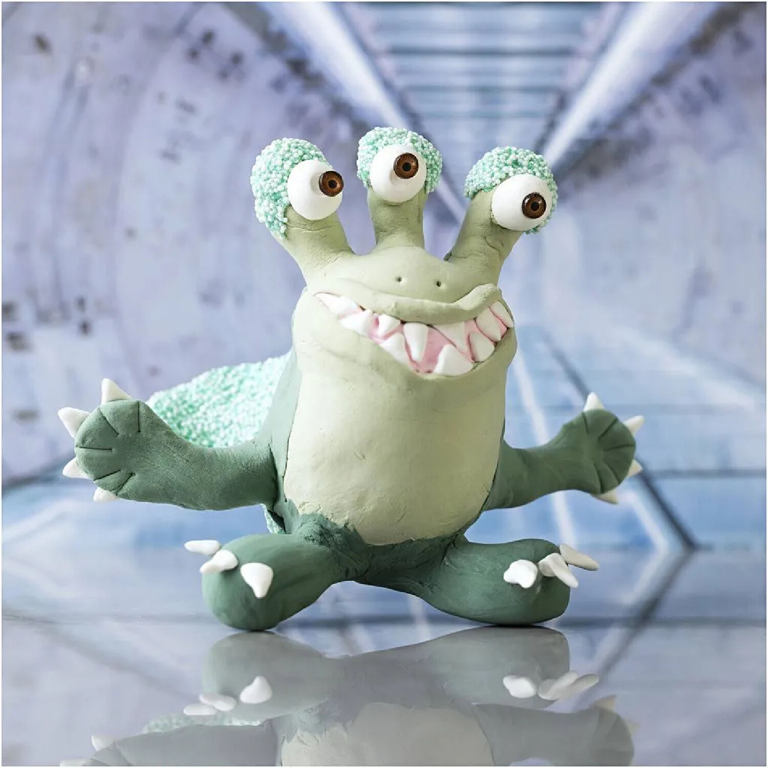 NEU Mini Kreativ Set Modellieren, Monster Lulu, mit Silk Clay & Foam Clay Bild 3
