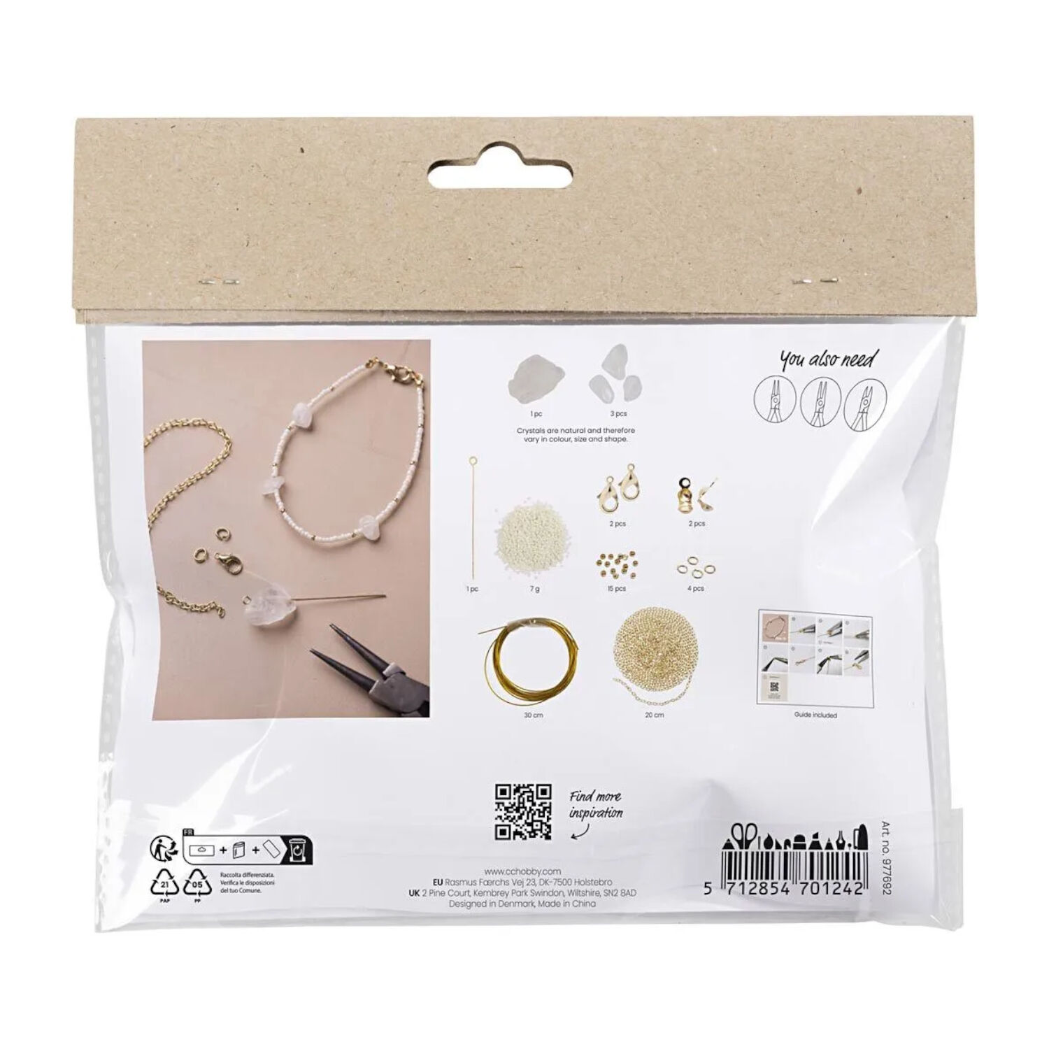 NEU Kreativ Set Schmuck fr 2 Armbnder mit Bergkristall Bild 2