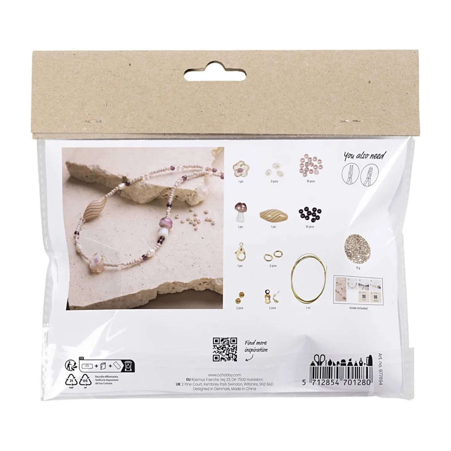 NEU Kreativ Set Schmuck fr 1 Halskette in Rostnen Bild 2