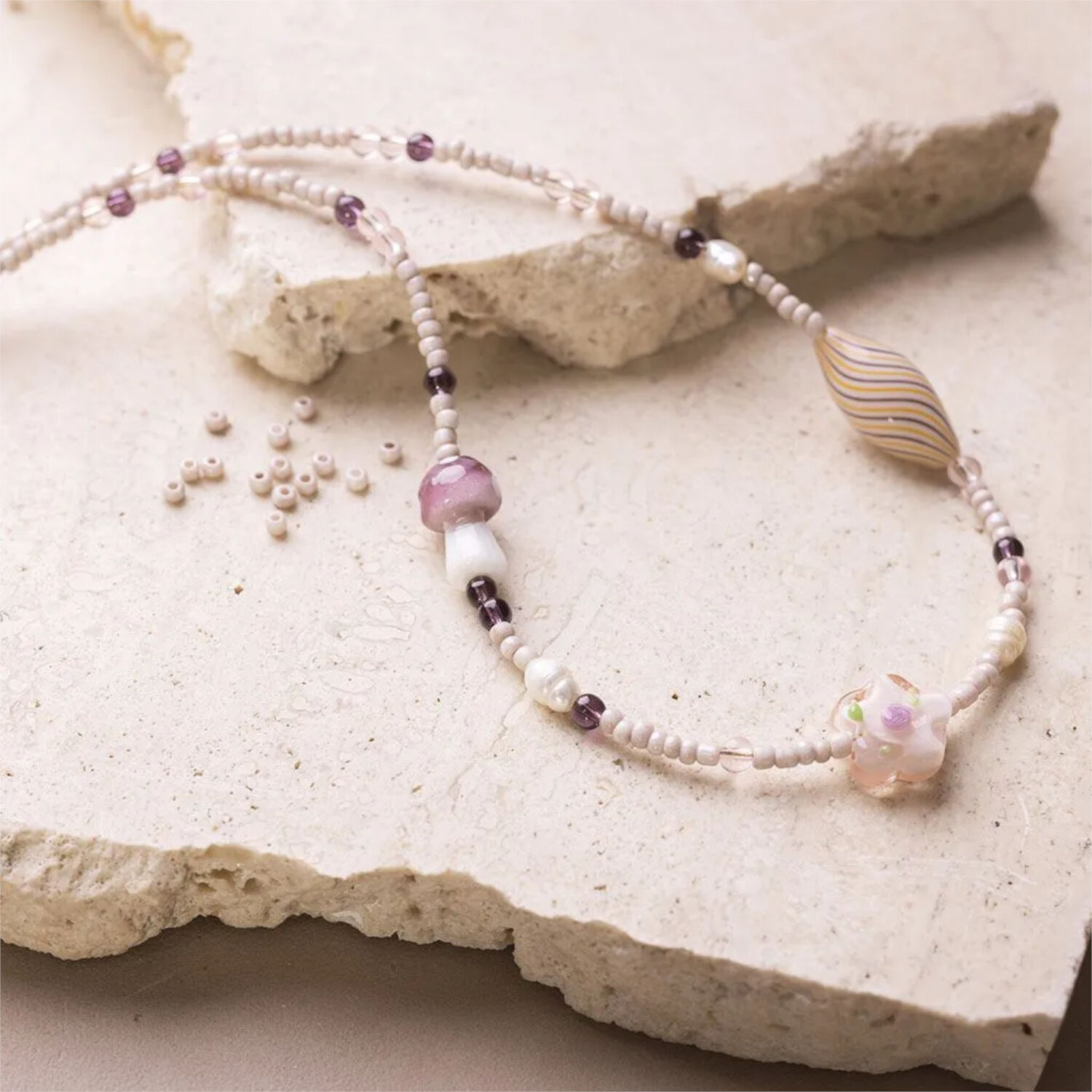 NEU Kreativ Set Schmuck fr 1 Halskette in Rostnen Bild 3
