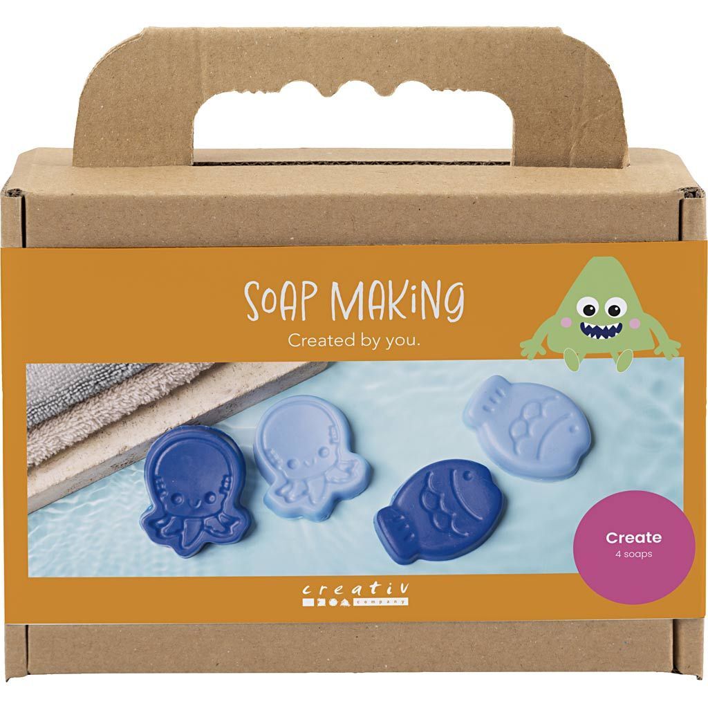 Kreativ Set Seifenherstellung, Meerestiere, Blau