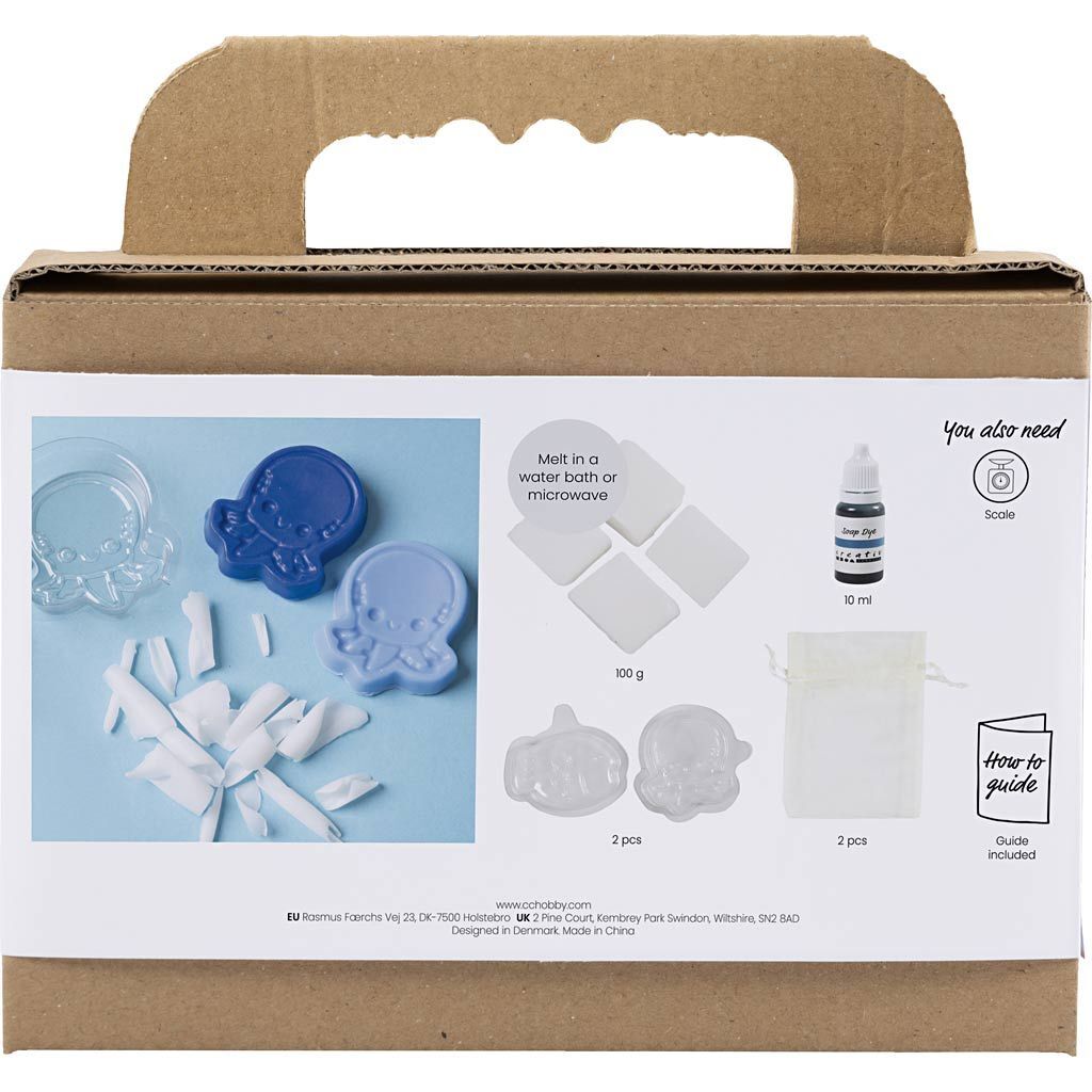 Kreativ Set Seifenherstellung, Meerestiere, Blau Bild 2