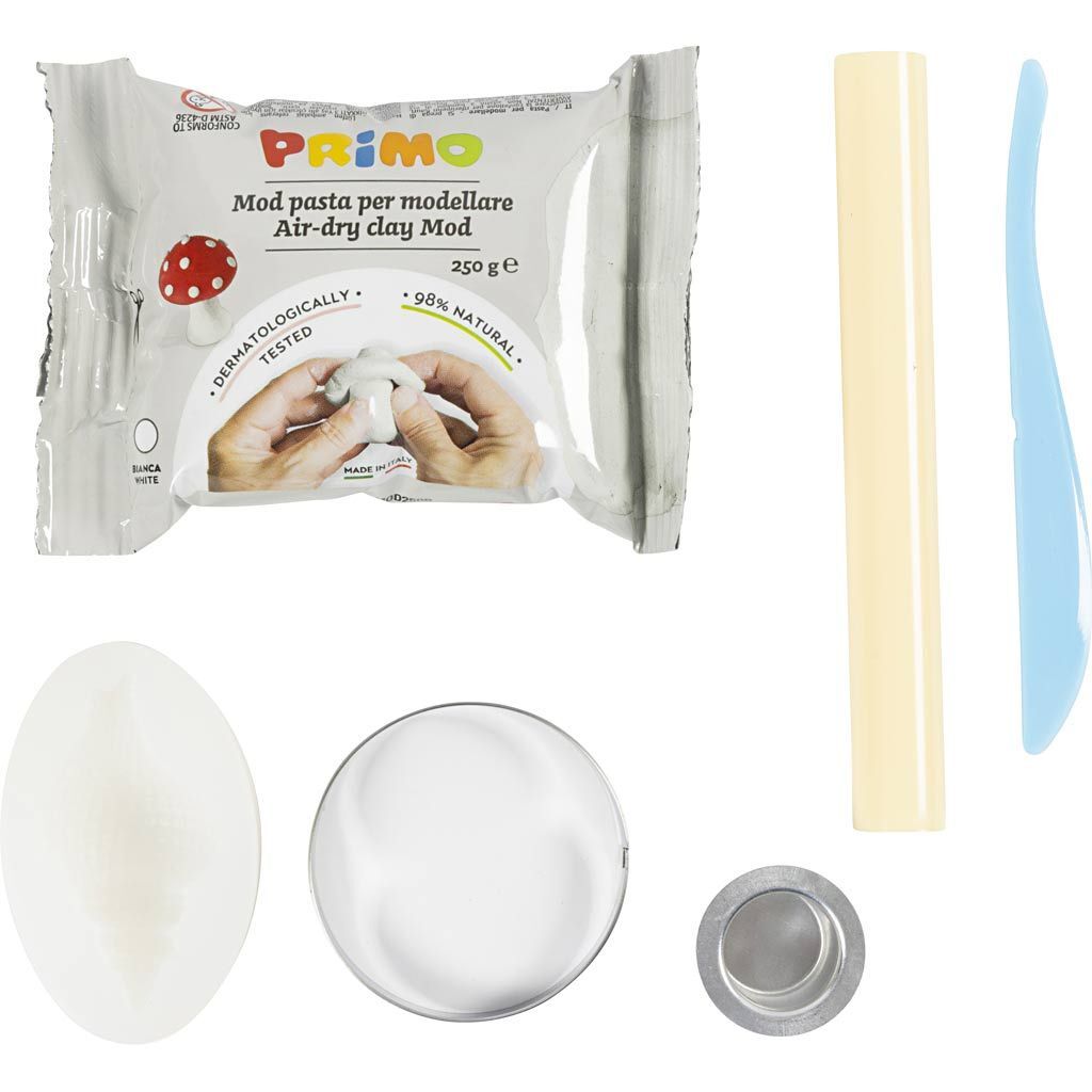 Kreativ Set Modellieren, Kerzenhalter mit Muscheln Bild 3