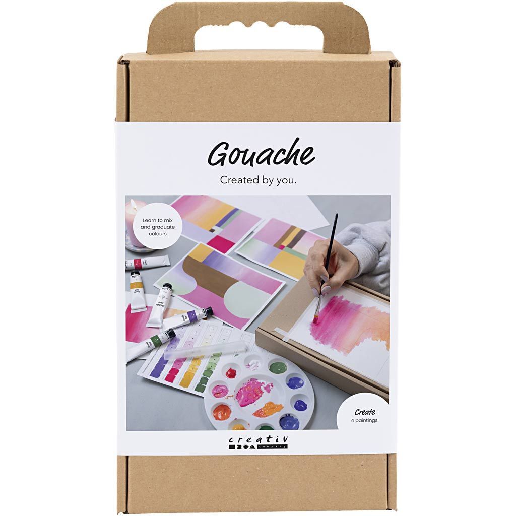 Kreativ Set Gouache, Gem�lde, Sortierte Farben
