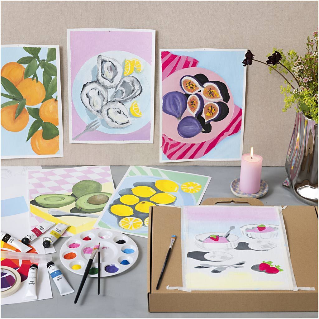 Starter Kreativ Set Gouache, Gem�lde, Sortierte Farben Bild 4
