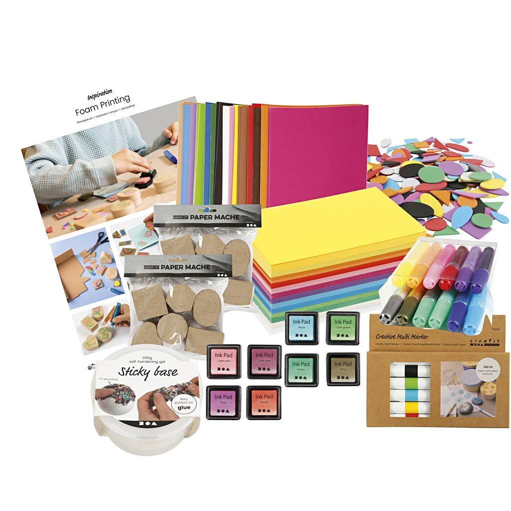 Gruppen-Kreativset Stempeldruck, Karten und Schachteln Bild 3