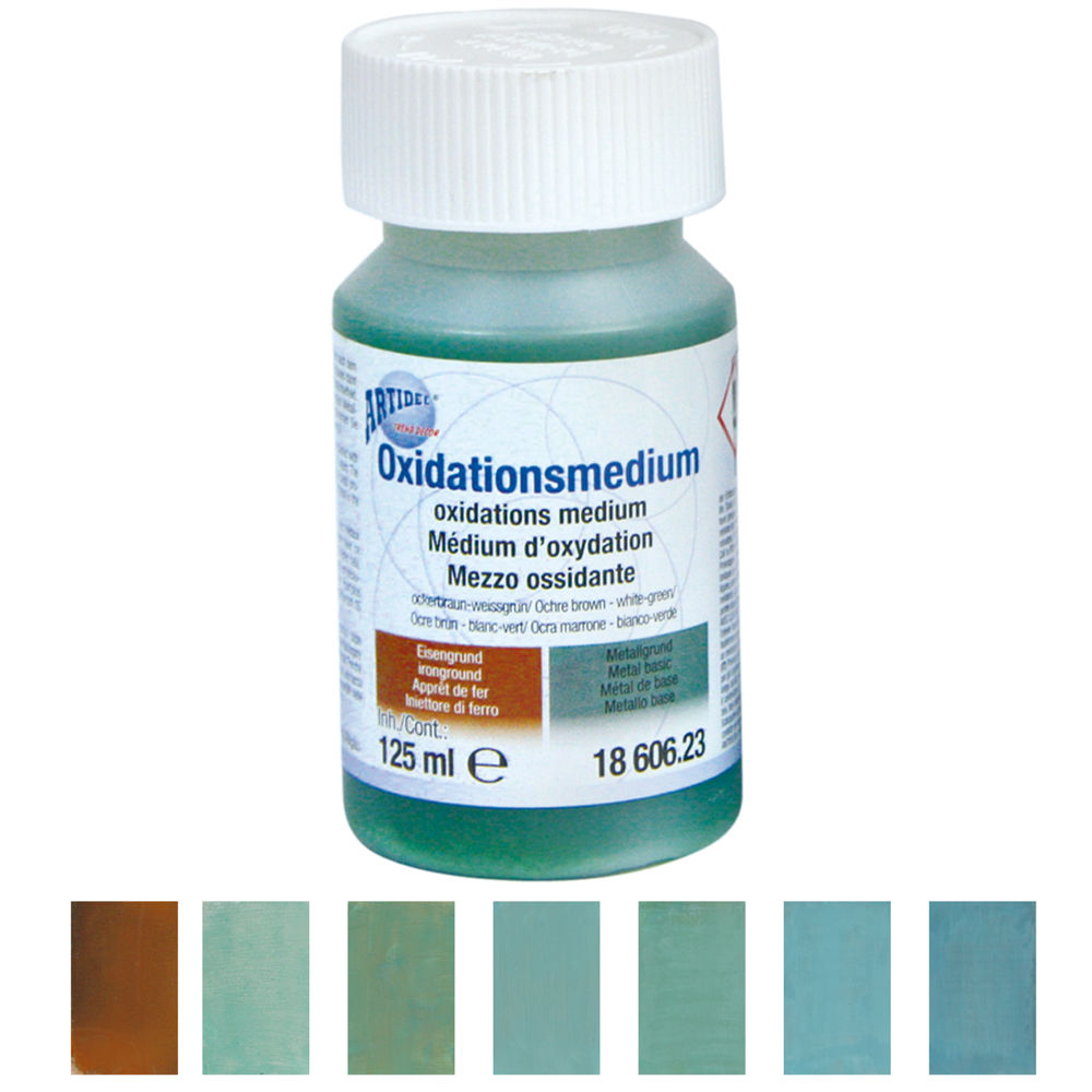 Oxidationsmedium Mittelbraun - Grnspaneffekt, 125ml