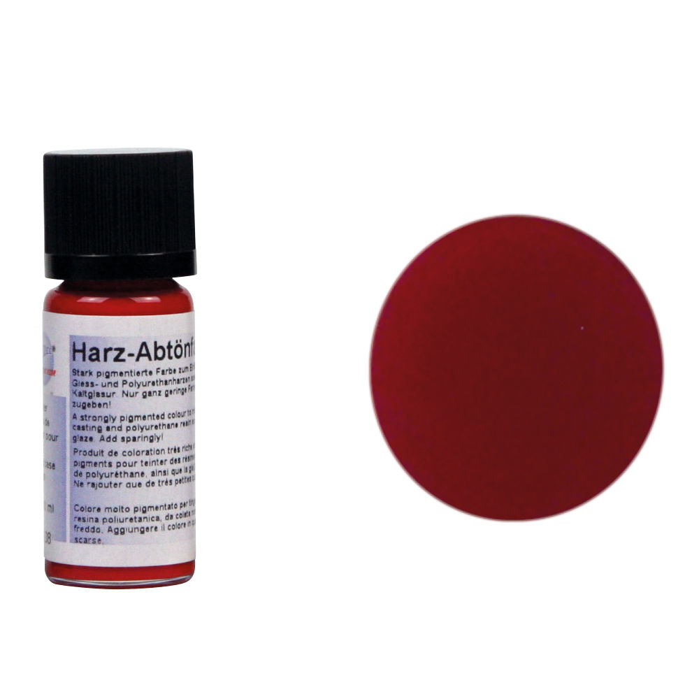 Kaltglasur Harz-Abtnfarbe, 10 ml, weinrot