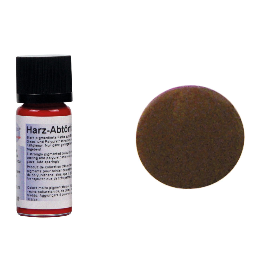 Kaltglasur Harz-Abtnfarbe, 10 ml, braun