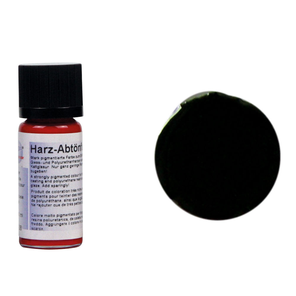 Kaltglasur Harz-Abtönfarbe, 10 ml, schwarz
