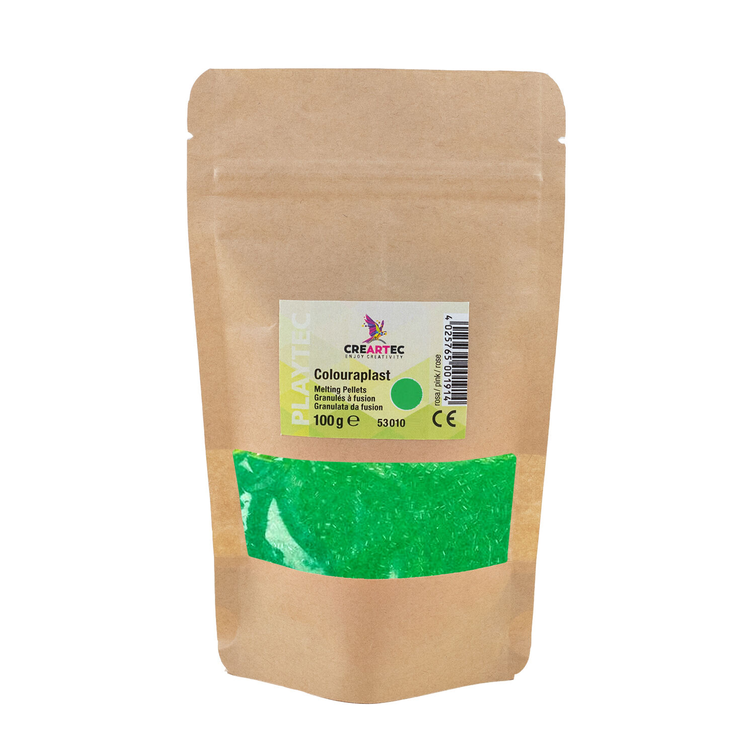 Schmelzgranulat / Colouraplast grasgrn 100 g PREISHIT