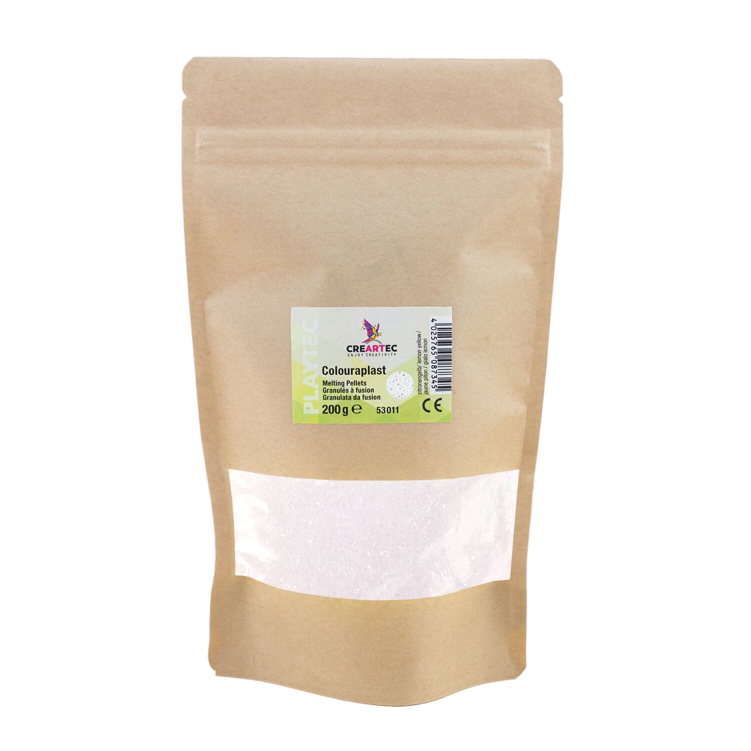 Schmelzgranulat / Colouraplast transparent 200 g PREISHIT
