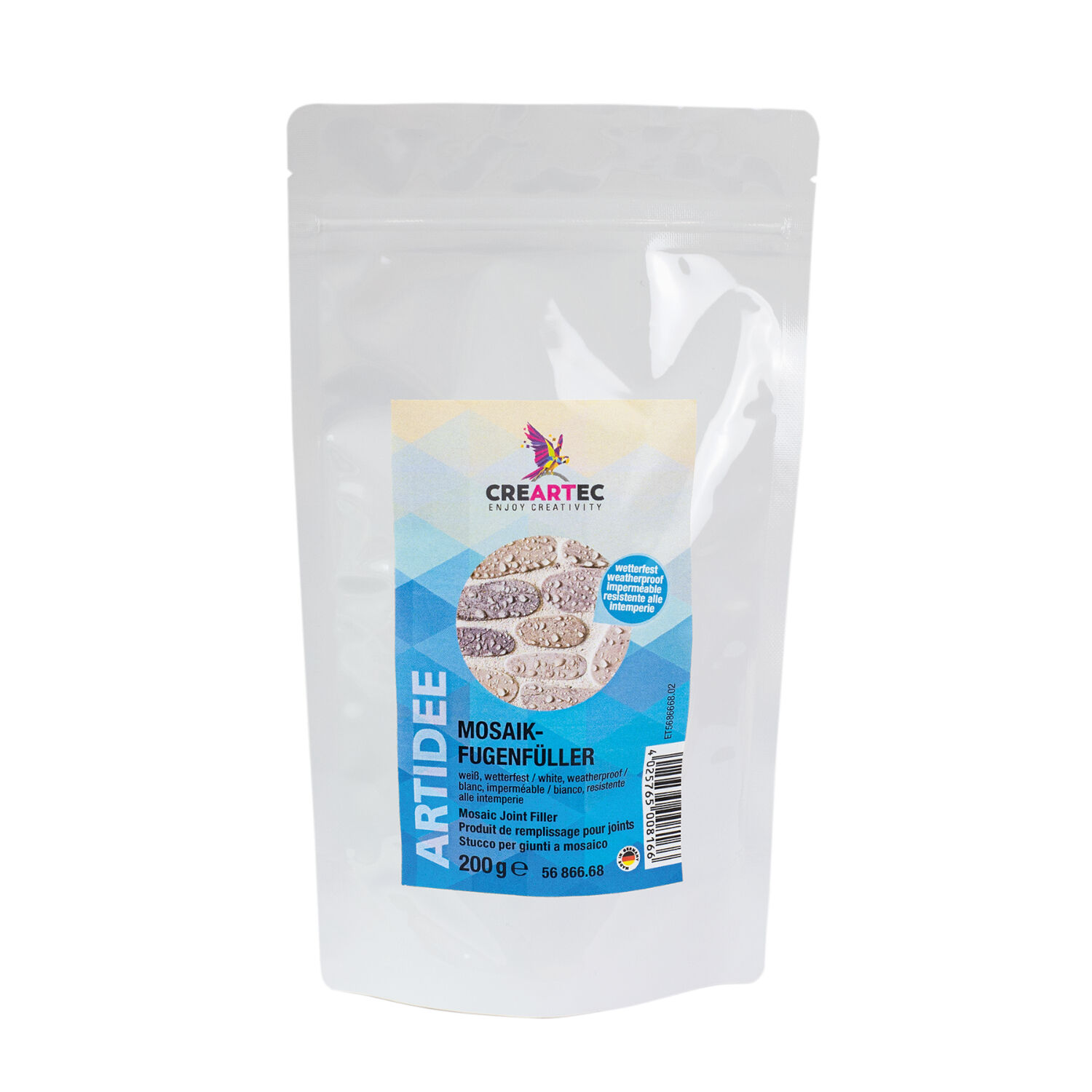 NEU Mosaik-Fugenf�ller 200 g, weiss, wetterfest