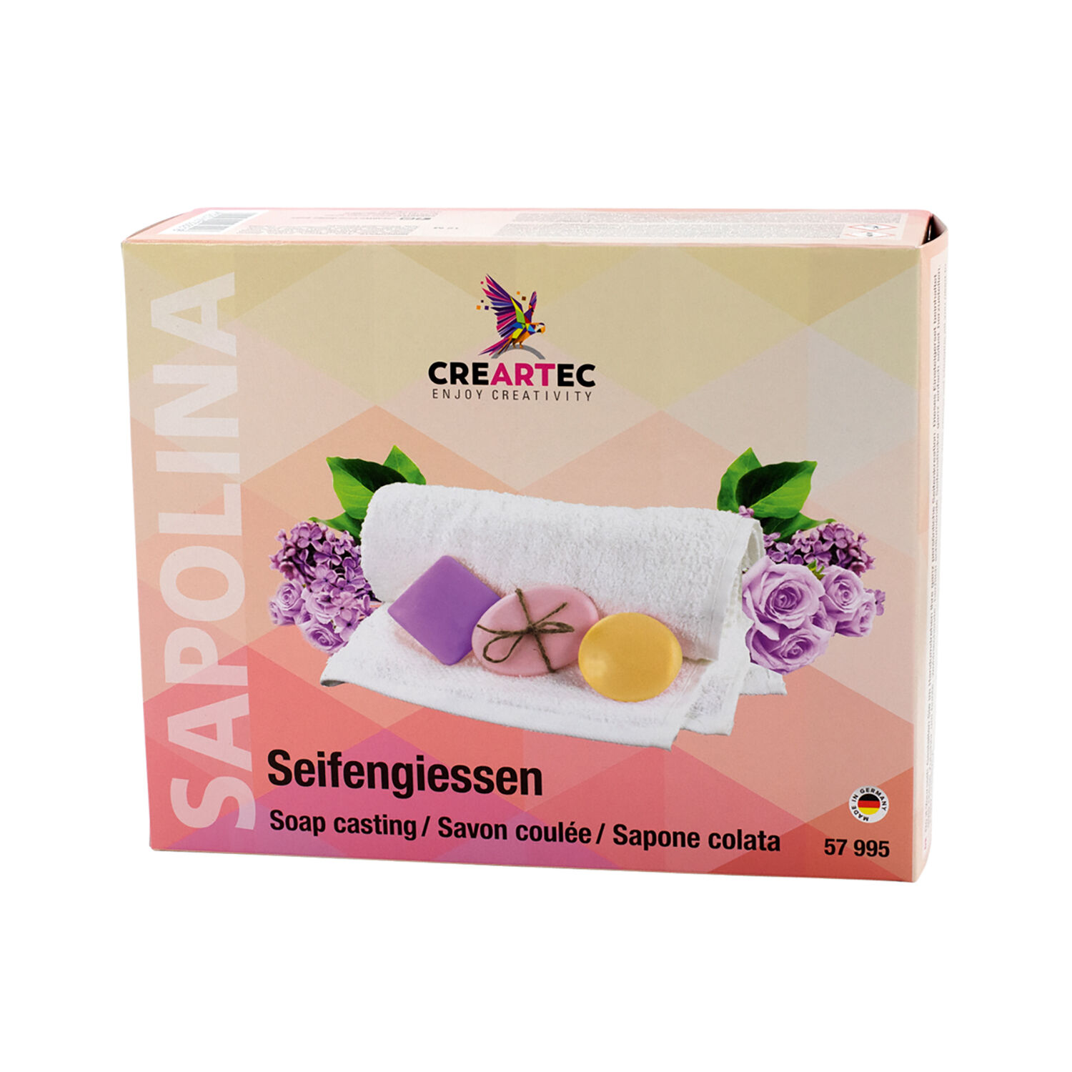 Sapolina Seifengieen Materialpackung