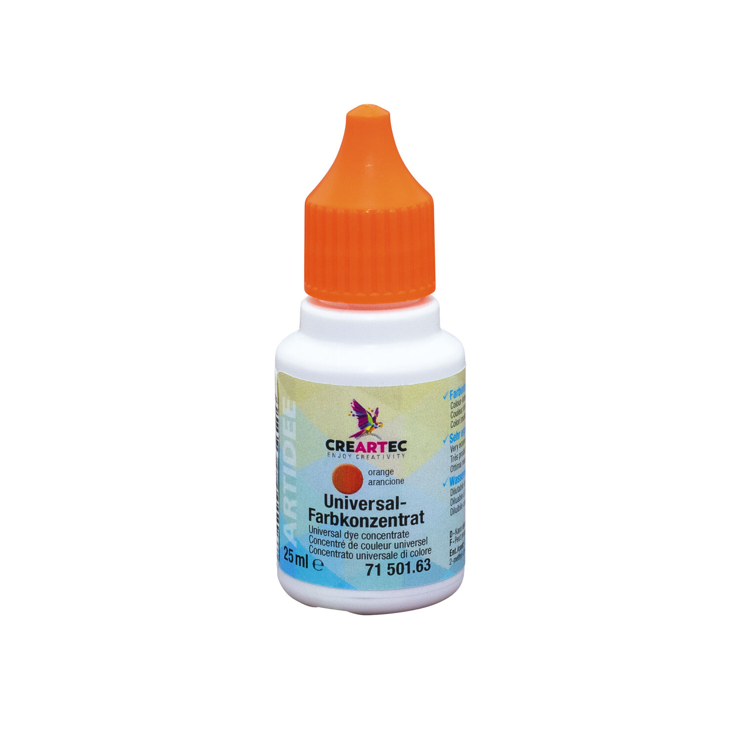 NEU Universal-Farbkonzentrat wasserverdnnbar, 25 ml, orange