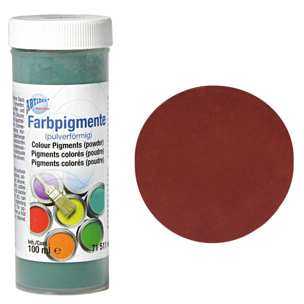 Universal-Farbpigment-Pulver, 100 ml, Dunkelrot