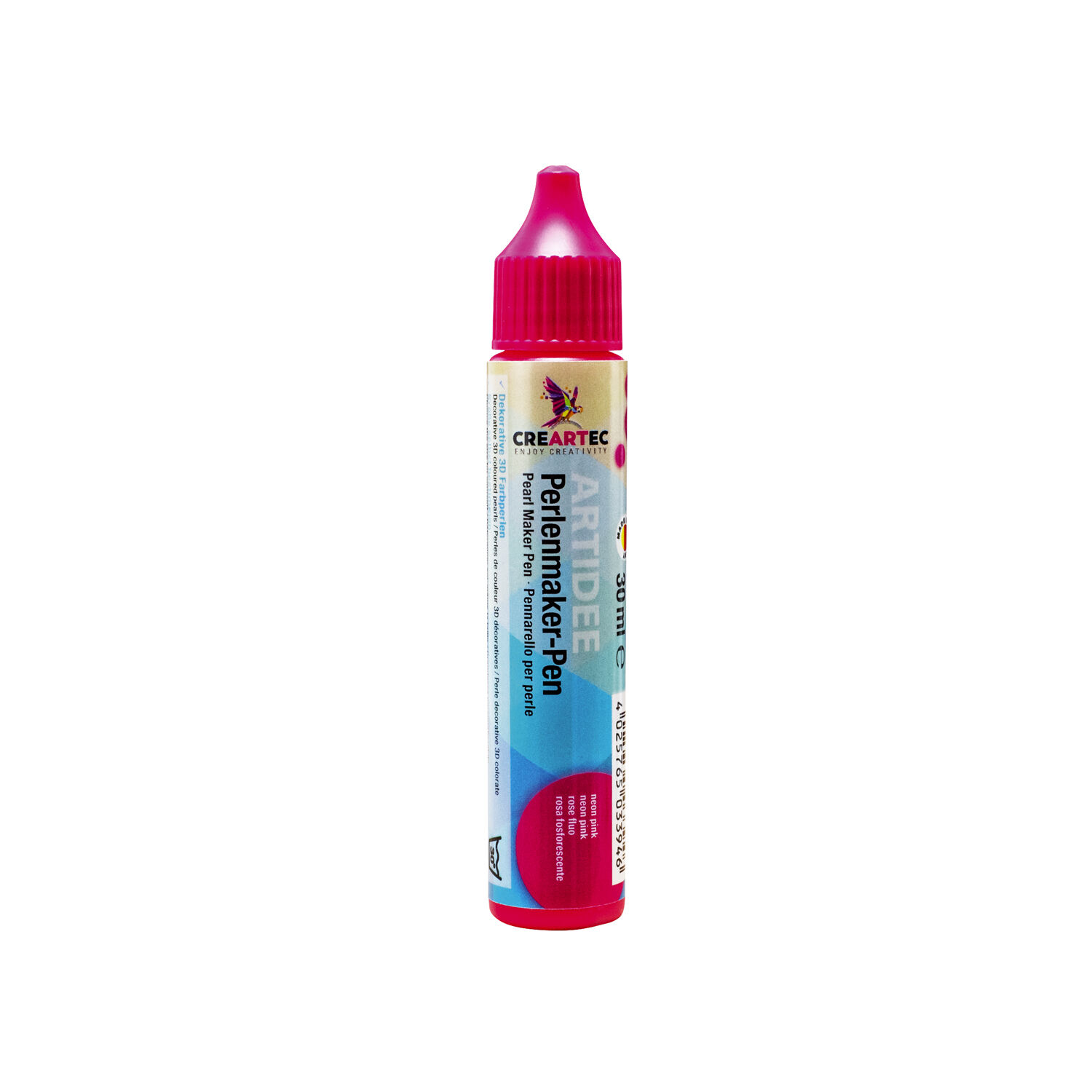 NEU Perlenmaker-Pen, 30 ml, neon pink