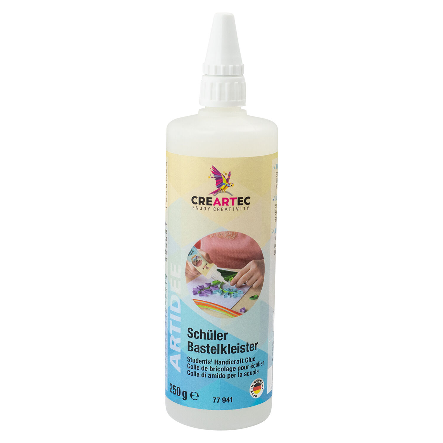 NEU Schler-Bastelkleister, auswaschbar und lsemittelfrei, 250 g