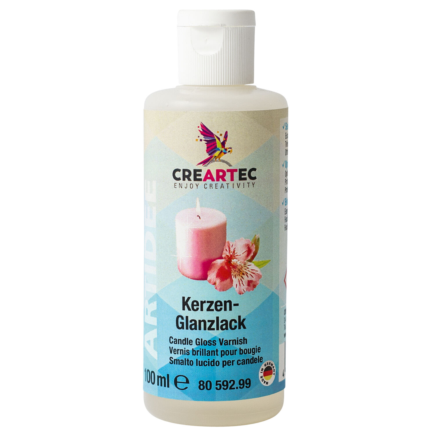 NEU Kerzenschutzlack / Kerzenlack Glnzend, 100 ml