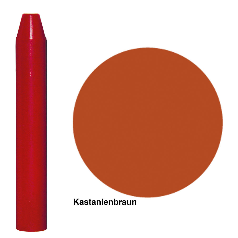 SALE Enkaustik-Wachsstift, Kastanienbraun