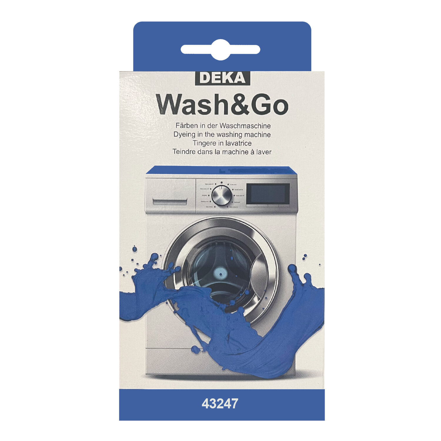 NEU DEKA Waschmaschinenfarbe Wash & Go fr 500g Stoff, Azur