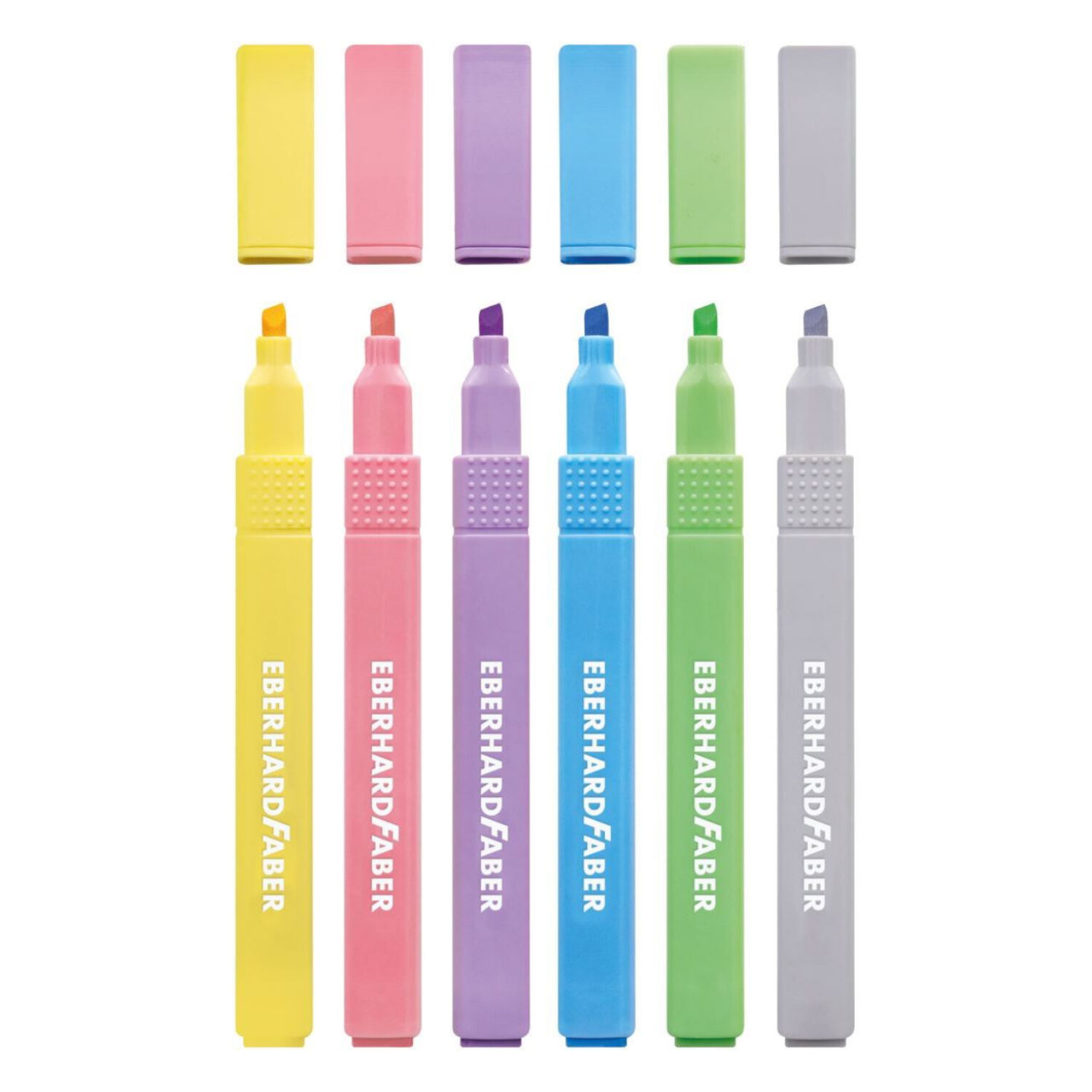 NEU EberhardFaber Textmarker / Highlighter Set Pastell, 6 Farben Bild 2