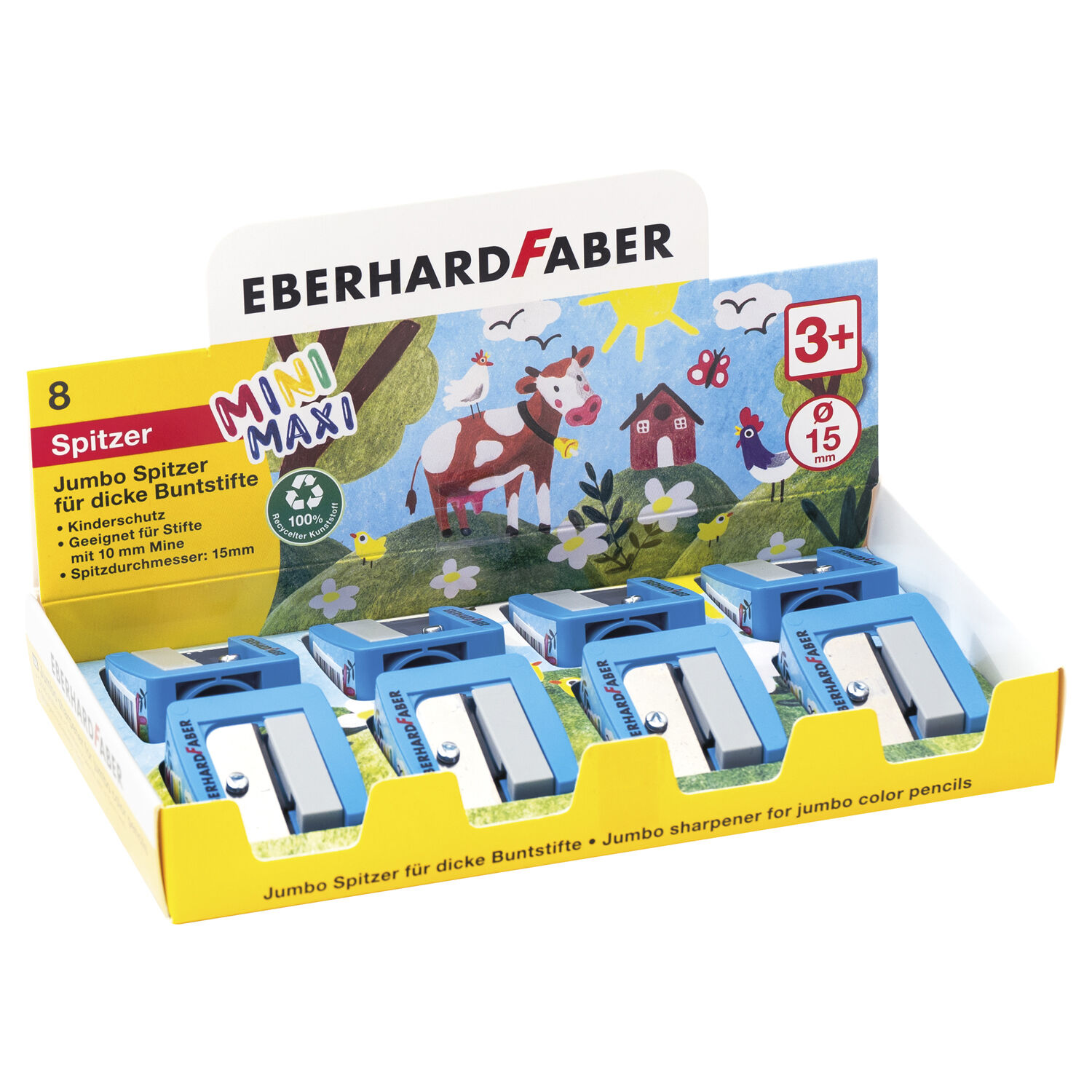 NEU EberhardFaber Jumbo Spitzer fr Stifte bis 15mm Durchmesser Bild 3