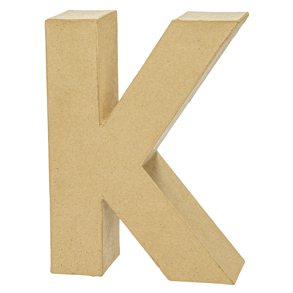 SALE Papp-Buchstabe, K, Hhe 25 x Breite 21,5 x Tiefe 4 cm
